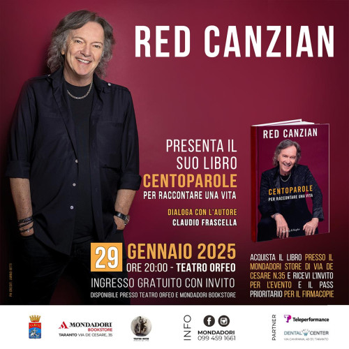 Red Canzian Presenta  "Centoparole - per Raccontare Una Vita"