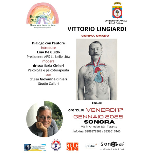 Vittorio Lingiardi, presenta: Corpo, umano (Einaudi, 2024)