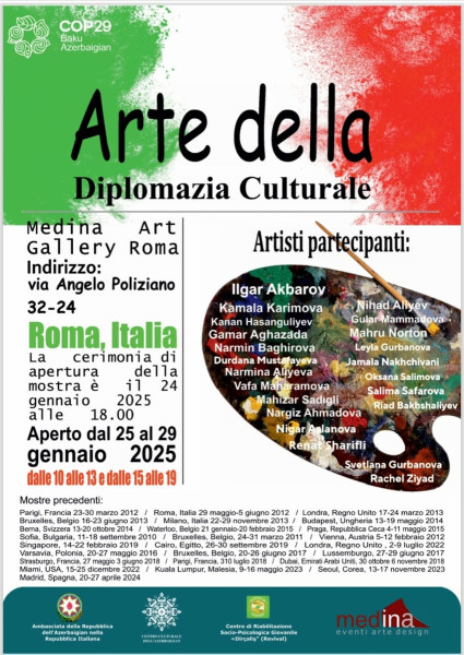 Mostra Collettiva L’Arte della diplomazia culturale