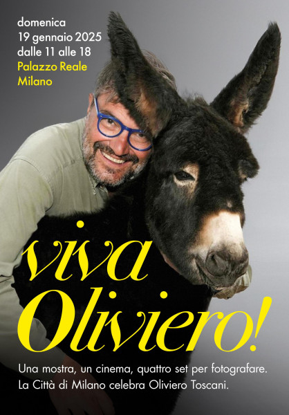 "viva Oliviero!" Milano celebra Oliviero Toscani | Palazzo Reale | 19.01.2025