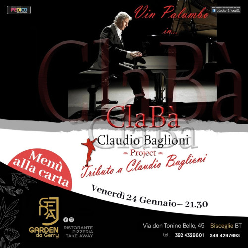 ClaBà Project Tributo a Claudio Baglioni live a Bisceglie