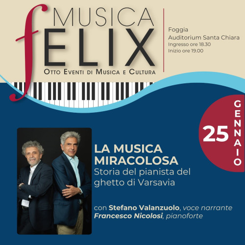 Inaugurazione Musica Felix X edizione 2025 - La musica miracolosa