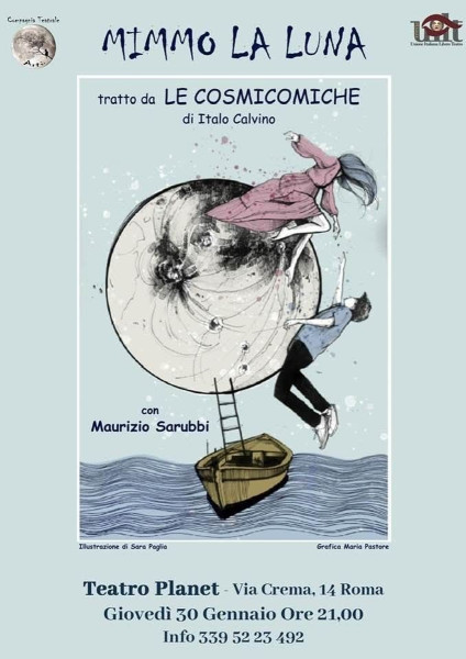 ITALO CALVINO con le sue Cosmicomiche in "MIMMO LA LUNA"