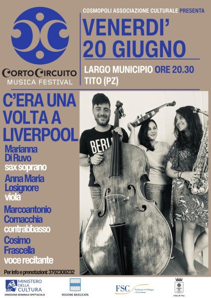 Cortocircuito Musica Festival - Terzo Appuntamento - Tito 20 Giugno 2025
