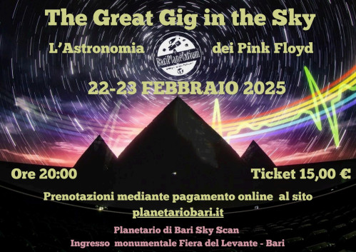 The Great Gig In The Sky - L'Astronomia dei Pink Floyd