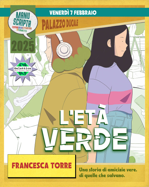 Manuscripta 2025: Francesca Torre presenta L’età verde