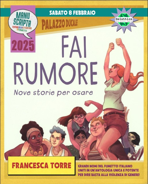 Manuscripta 2025: Francesca Torre presenta Fai Rumore