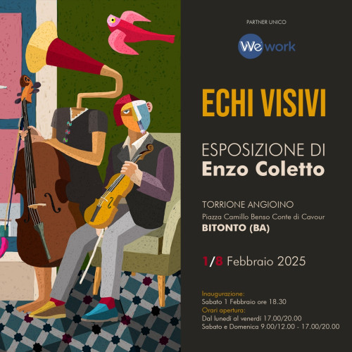 ECHI VISIVI - esposizione di Enzo Coletto dall’1 a 8 febbraio a Bitonto