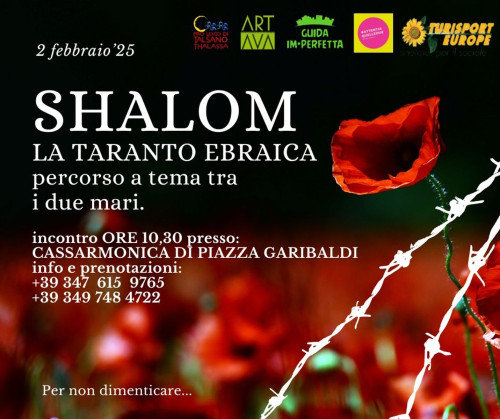 SHALOM LA TARANTO EBRAICA percorso a tema tra  i due mari.