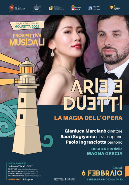 ARIE E DUETTI - La magia dell'Opera - SAORI SUGIYAMA & l'Orchestra della Magna Grecia