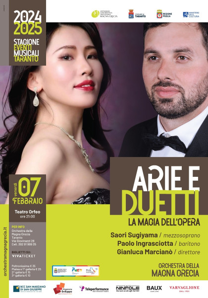 ARIE E DUETTI - La magia dell'Opera SAORI SUGIYAMA & l'Orchestra della Magna Grecia