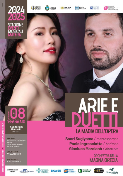 ARIE E DUETTI La magia dell'Opera - SAORI SUGIYAMA & l'Orchestra della Magna Grecia