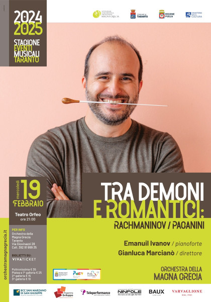 TRA DEMONI E ROMANTICI: RACHMANINOV  PAGANINI