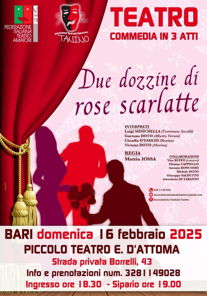 DUE DOZZINE DI ROSE SCARLATTE