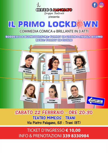 IL PRIMO LOCKDOWN - Commedia Teatrale Comica e Brillante