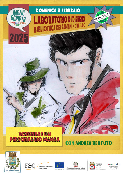 Disegnare un personaggio manga con Andrea Dentuto