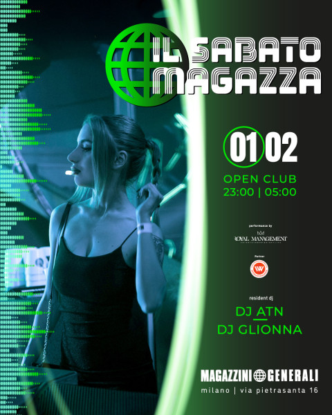 Il Sabato sera più iconico di Milano vi aspetta ai Magazzini Generali!