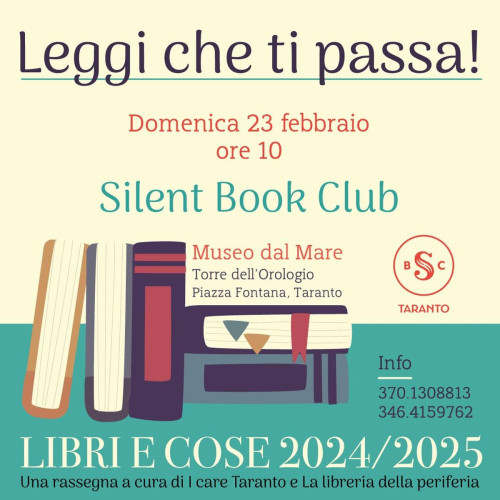 Silent book club di Taranto