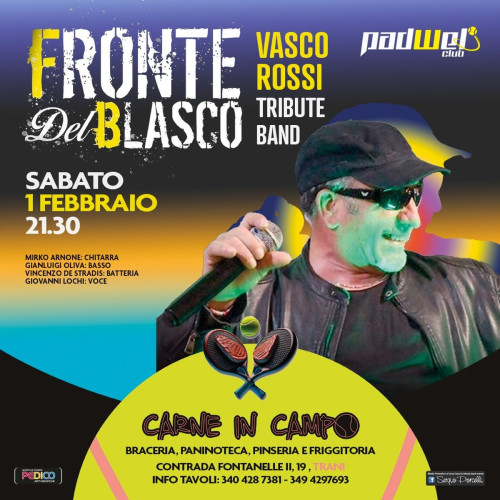 Fronte del Blasco - Vasco Rossi tribute live a Trani