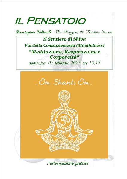 Lezione di meditazione, respirazione consapevole ed ascolto corporeo - Vibrazione OM