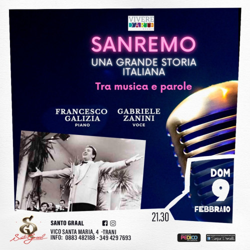 Sanremo - Una Grande Storia Italiana tra musica e parole Trani