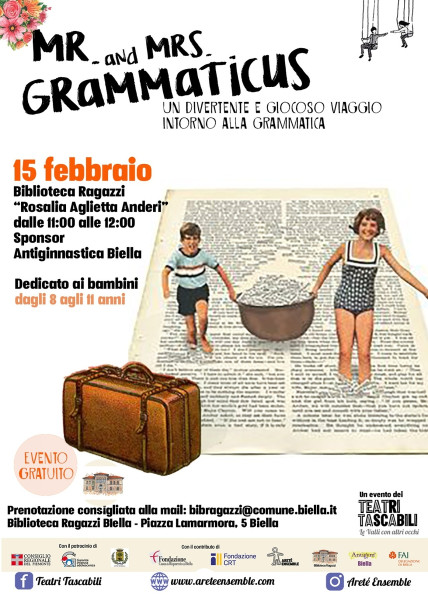 Mr e Mrs Grammaticus | Teatri Tascabili a Biella!