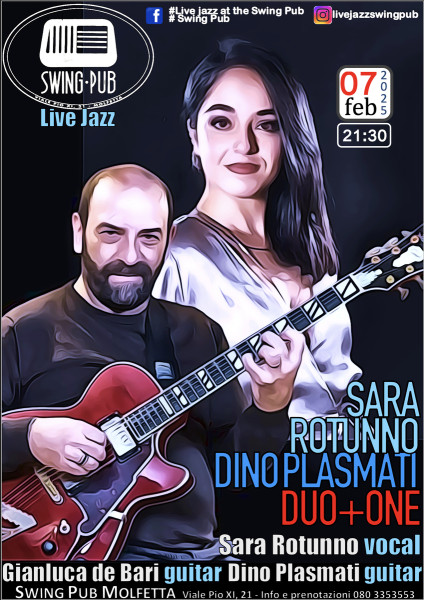 Live Jazz - Sara Rotunno & Dino Plasmati Duo+One