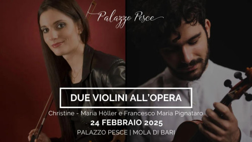 Due violini all’opera [Musiche di Mozart, Rossini, Saint-Saëns e Verdi]