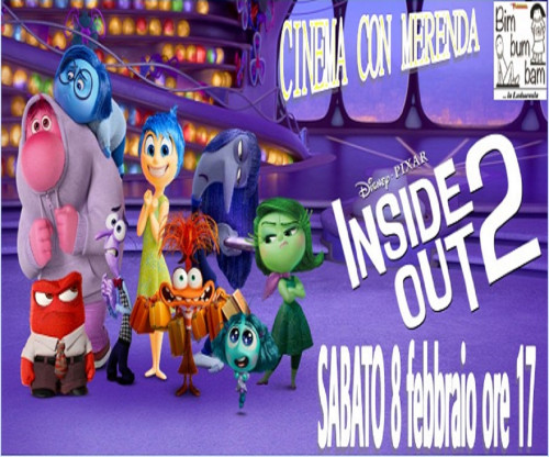 INSIDE OUT 2 per CINEMA CON MERENDA