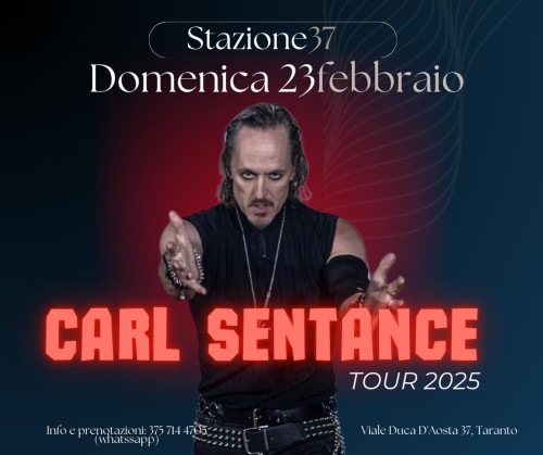 CARL SENTANCE TOUR 2025