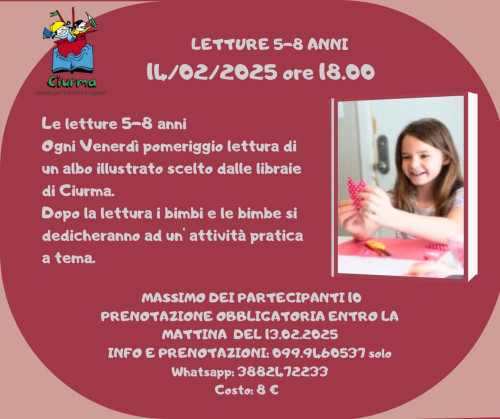 LE LETTURE 5-8 ANNI