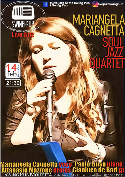 Live Jazz - Soul Jazz Quartet - Mariangela Cagnetta