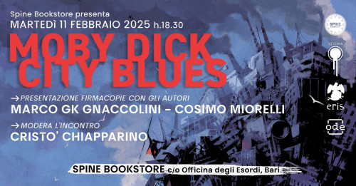 Bari – Presentazione di Moby Dick City Blues con Marco GK Gnaccolini e Cosimo Miorelli