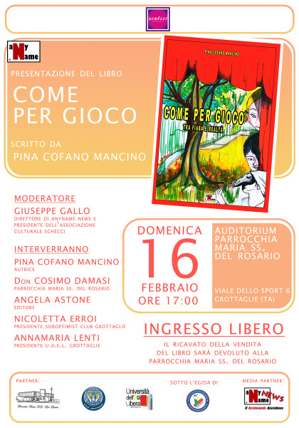 Presentazione del libro "Come per gioco"