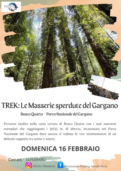 TRE: Le masserie sperdute del Gargano - Bosco Quarto (PnG)