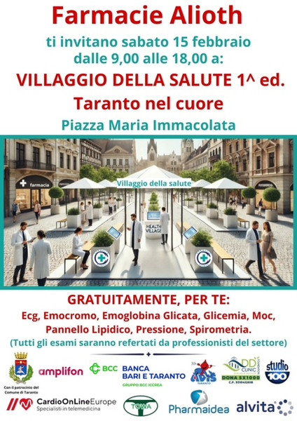 Esami gratuiti per tutti: ecco il Villaggio della Salute