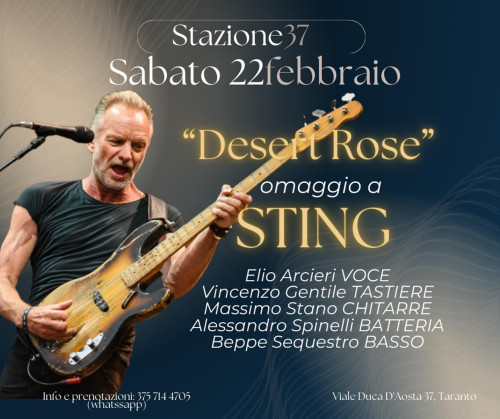 "Desert rose" - omaggio a Sting