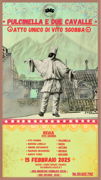 PULCINELLA E DUE CAVALLE