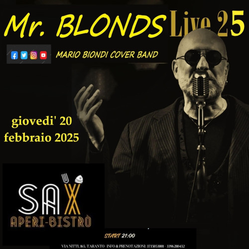 Mr. Blonds live al Sax