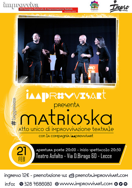 Matrioska - atto unico di improvvisazione teatrale