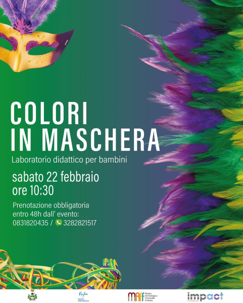 Colori in maschera - laboratorio artistico per bambini