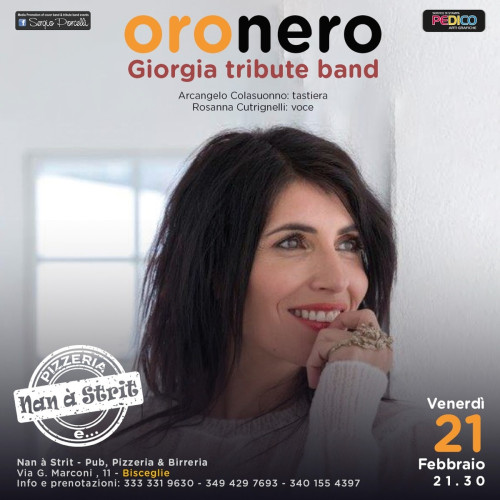 OroNero Giorgia tribute band live a Bisceglie