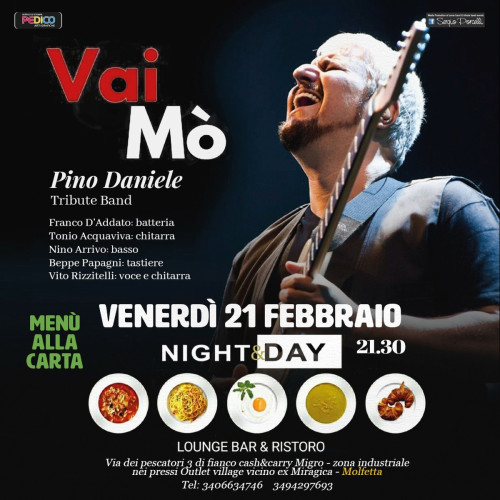 Vai mò - Pino Daniele tribute band live a Molfetta