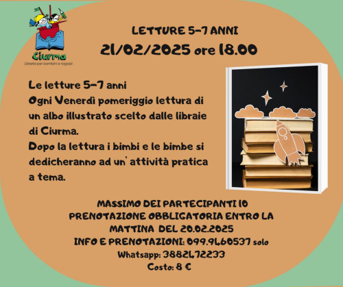 LE LETTURE 5-8 ANNI