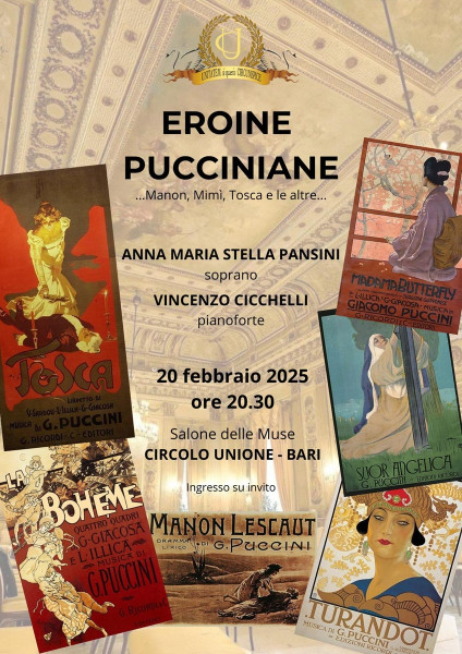 EROINE PUCCINIANE ...Manon, Mimì, Tosca e le altre...