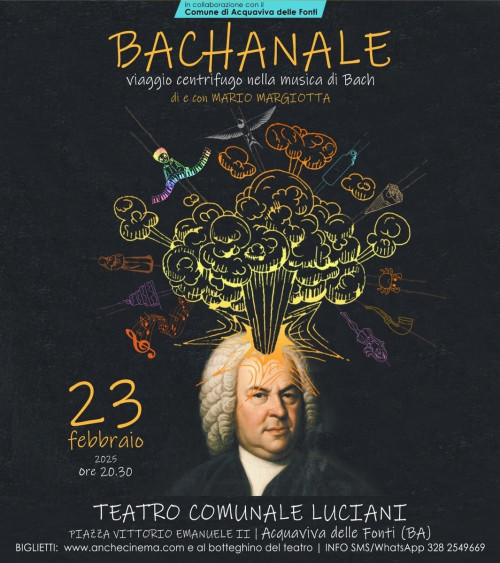 Bachanale! - il pianoforte di Margiotta torna in una serata dedicata alla musica di Bach