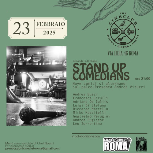 Stand-Up Comedians al THE CINECLUB - Roma: risate assicurate