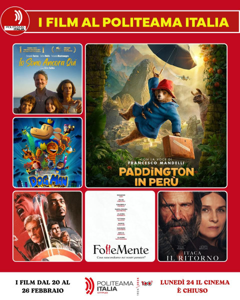 FOLLEMENTE, PADDINGTON e tanti nuovi film ti aspettano!