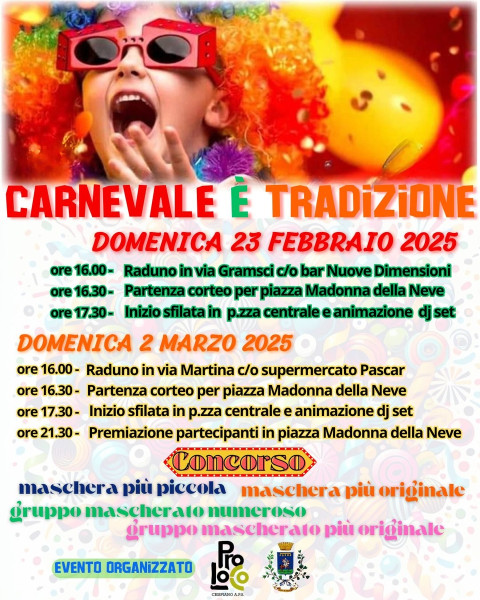 CARNEVALE È TRADIZIONE