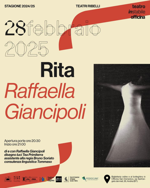 RITA di RAFFAELLA GIANCIPOLI - Teatri (In)Stabile